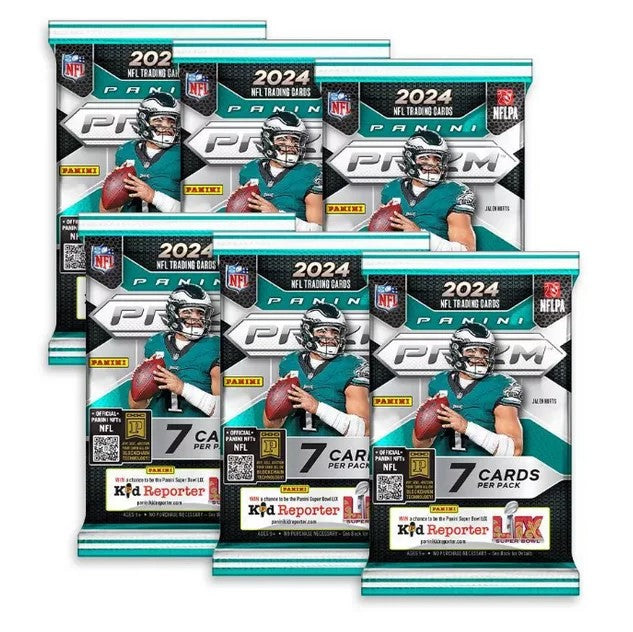 2024 Panini Prizm Football Mega Box - Pink Pulsar Prizms