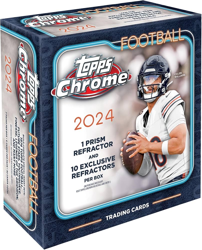 2024 Topps Chrome Football Mega Box