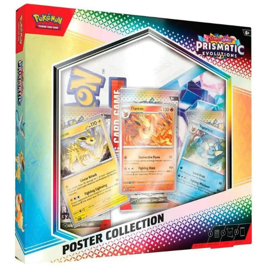 Scarlet & Violet Prismatic Evolutions Poster Box